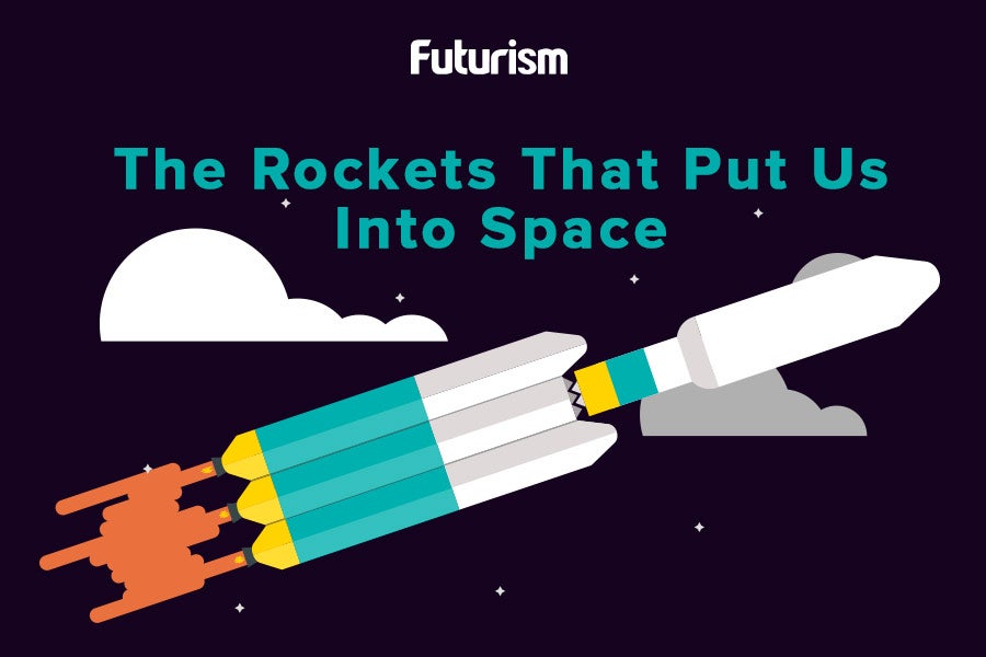 The Rockets That Put Us Into Space [INFOGRAPHIC]