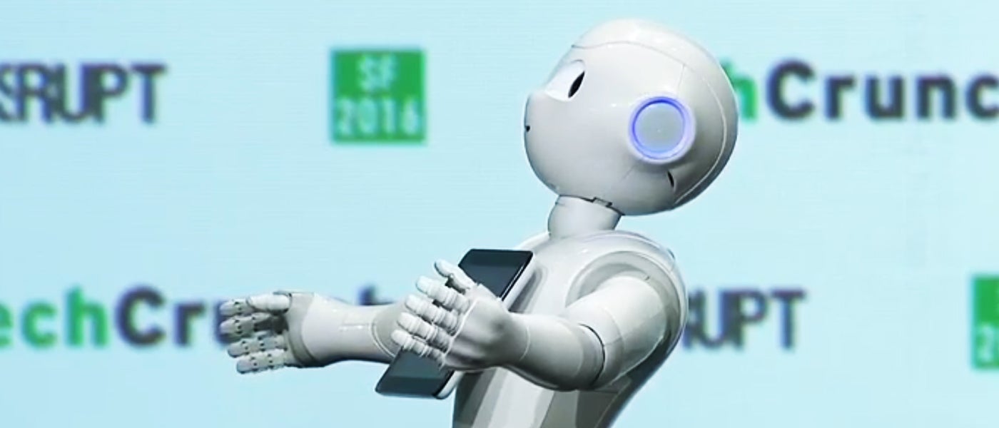 robot pepperpay techcrunch disrupt