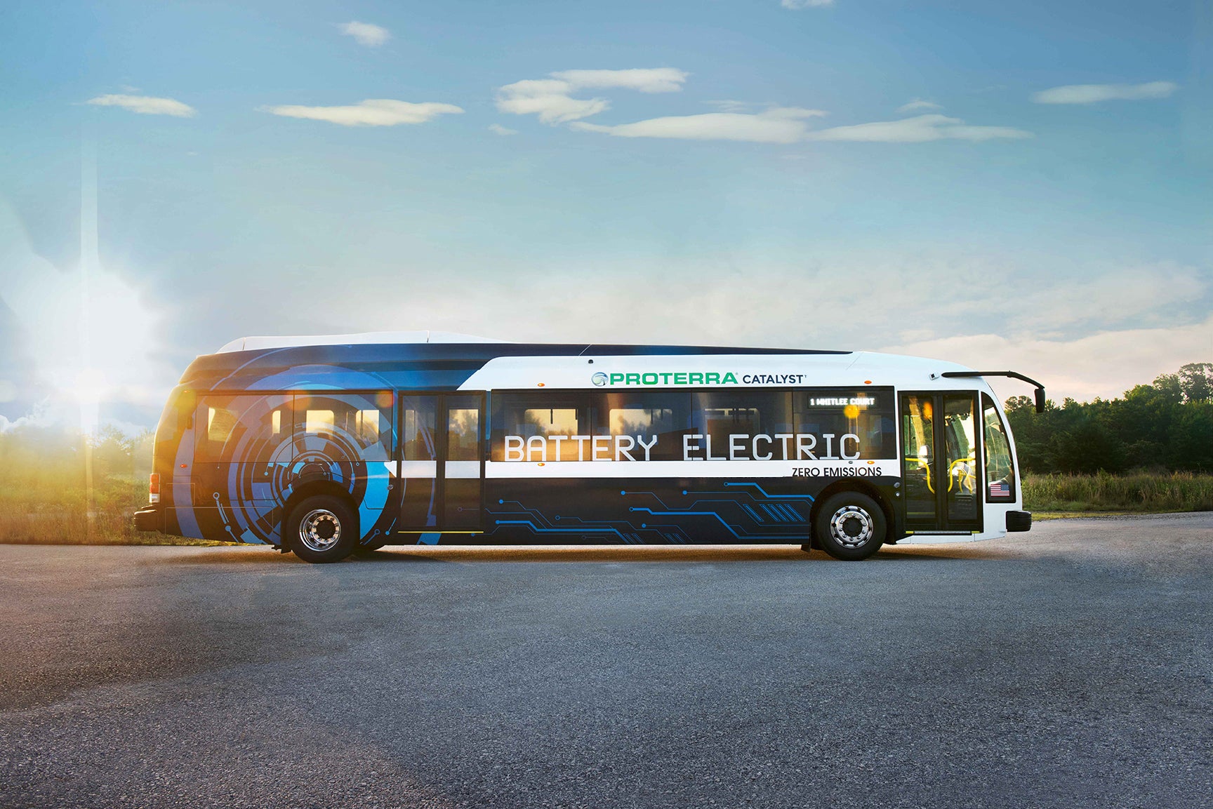 electric vehicles public transportation environment proterra