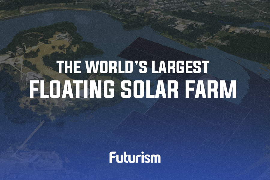 The World's Largest Floating Solar Farm [INFOGRAPHIC]