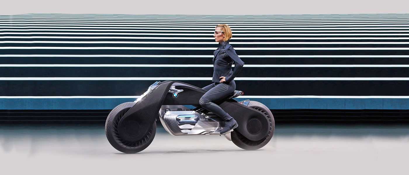 bmw future bike motorrad next vision 100 no helmets