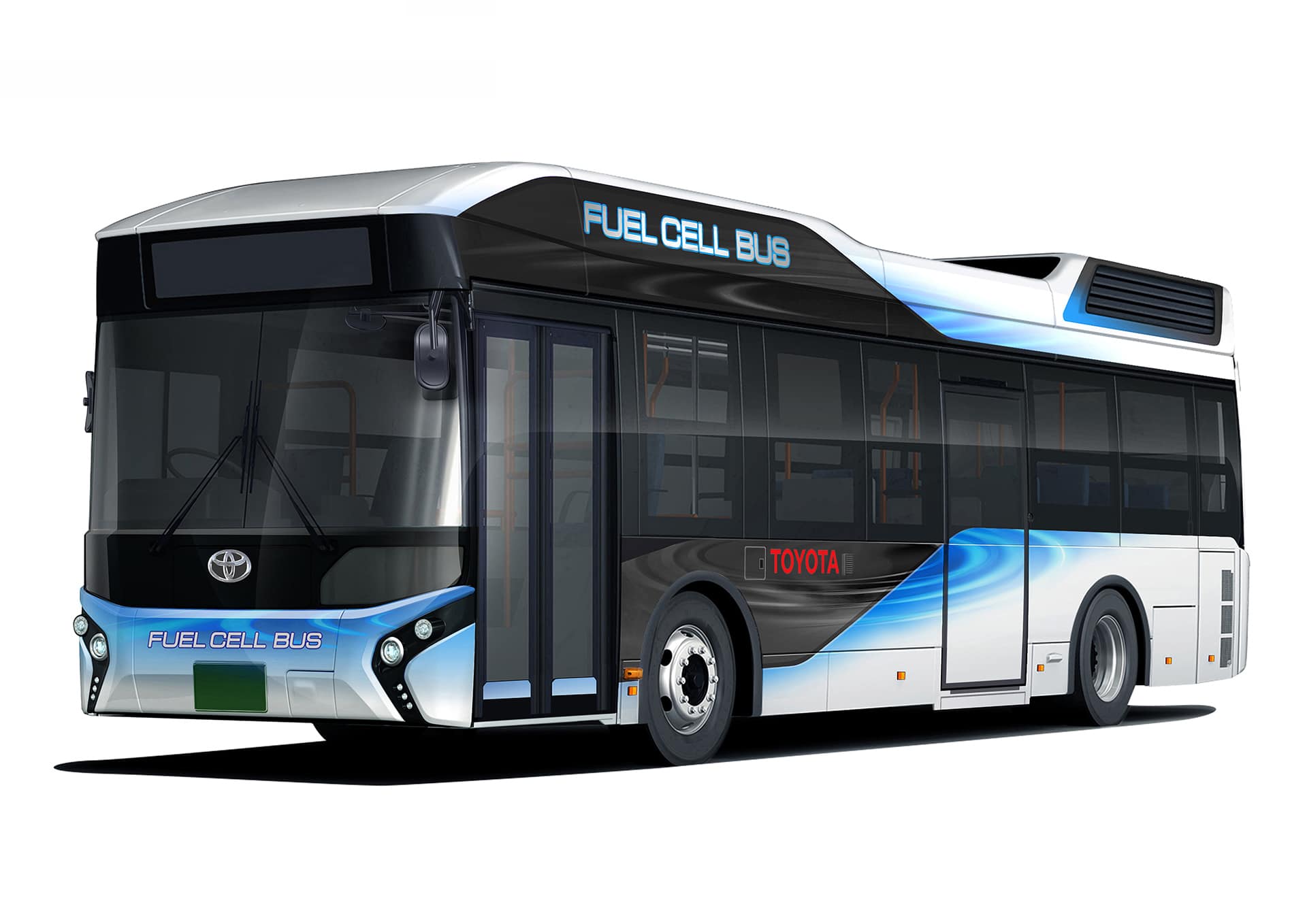 toyota fuel cell hydrogen bus