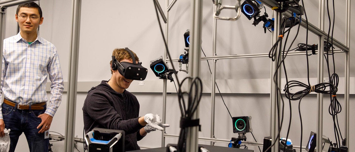 vr gloves oculus mark zuckerberg virtual reality