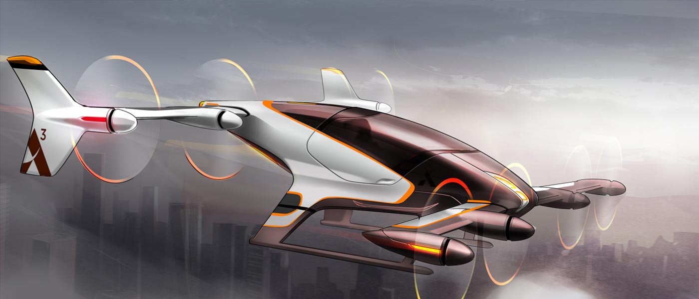 flying cars drones car concept technology