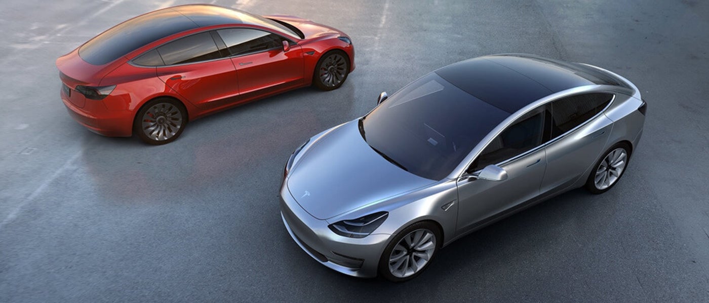 tesla model 3 autonomous driving