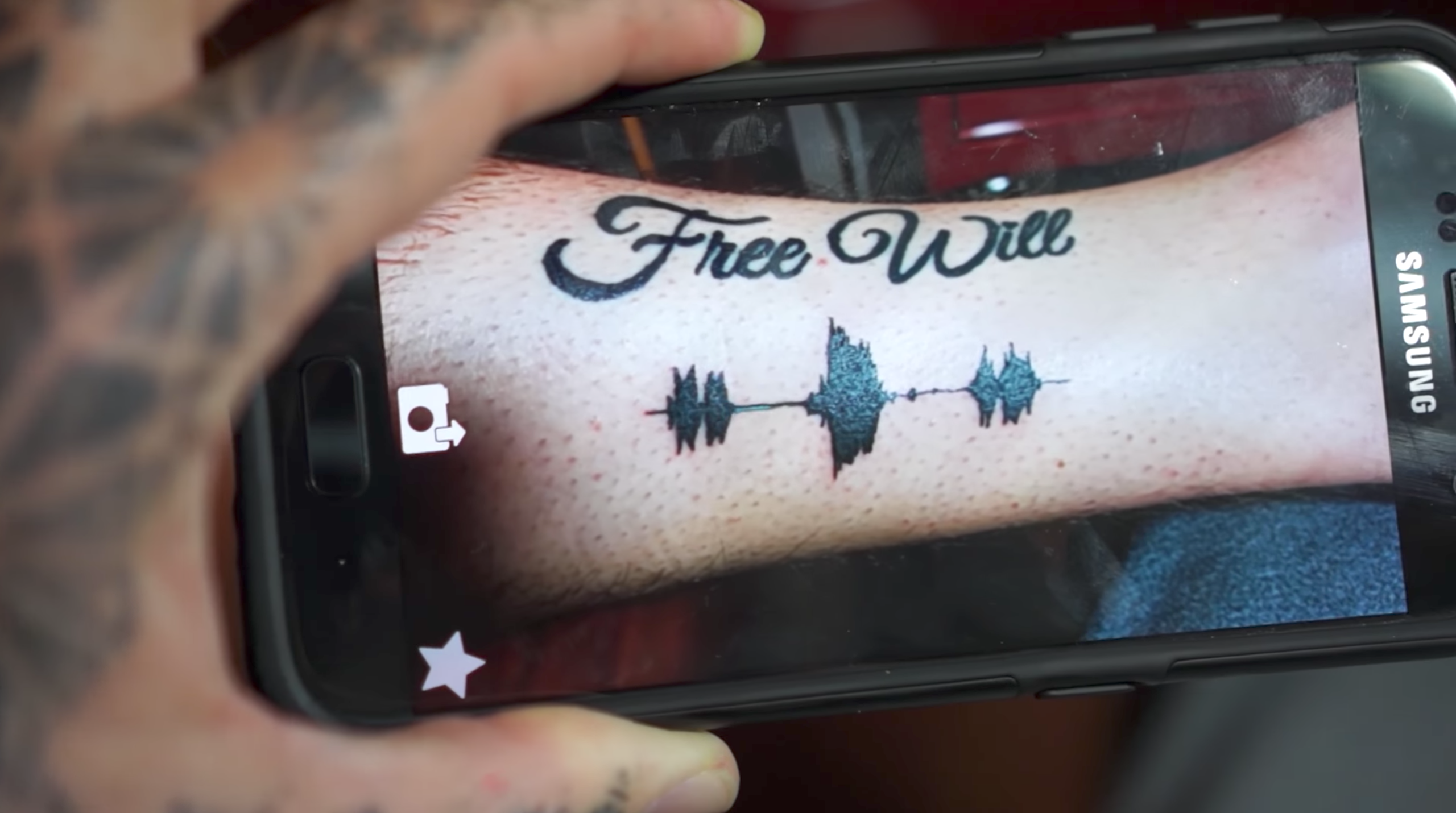 tattoo augmented reality ar soundwave