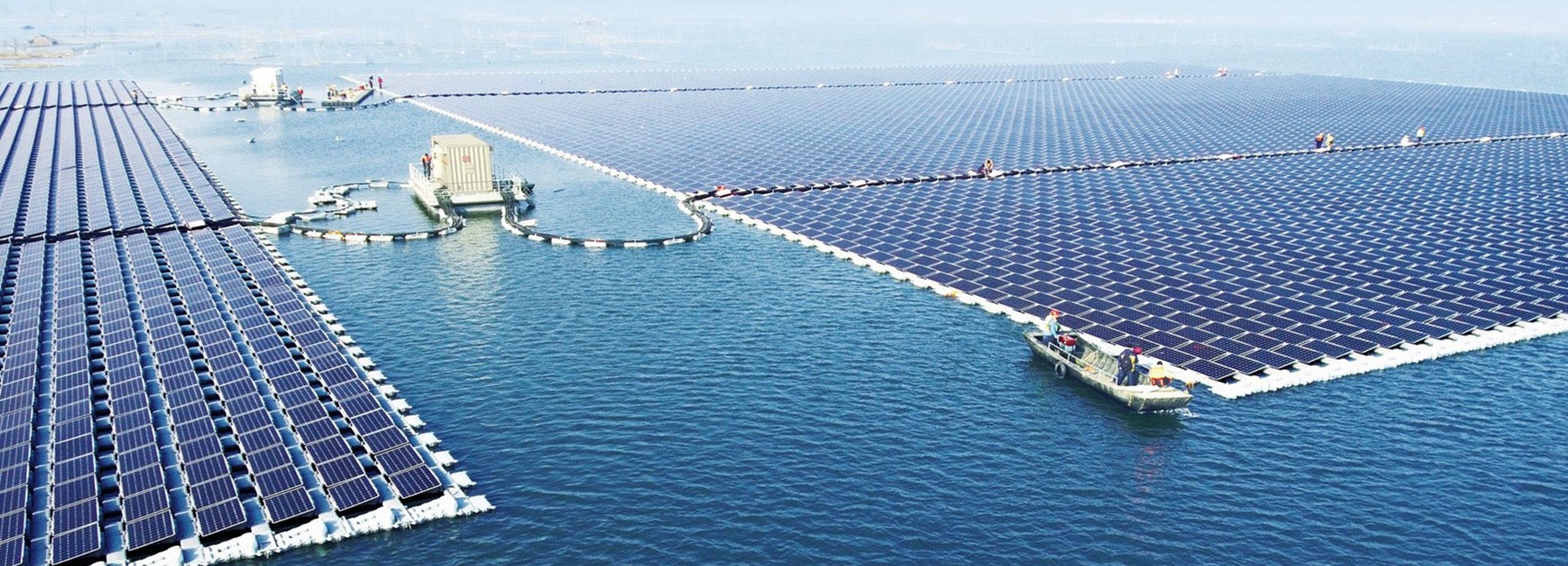 floating solar plant china renewables climate change