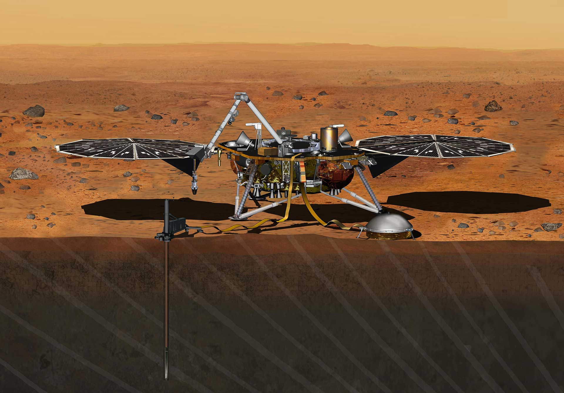 insight mars lander nasa mars mission