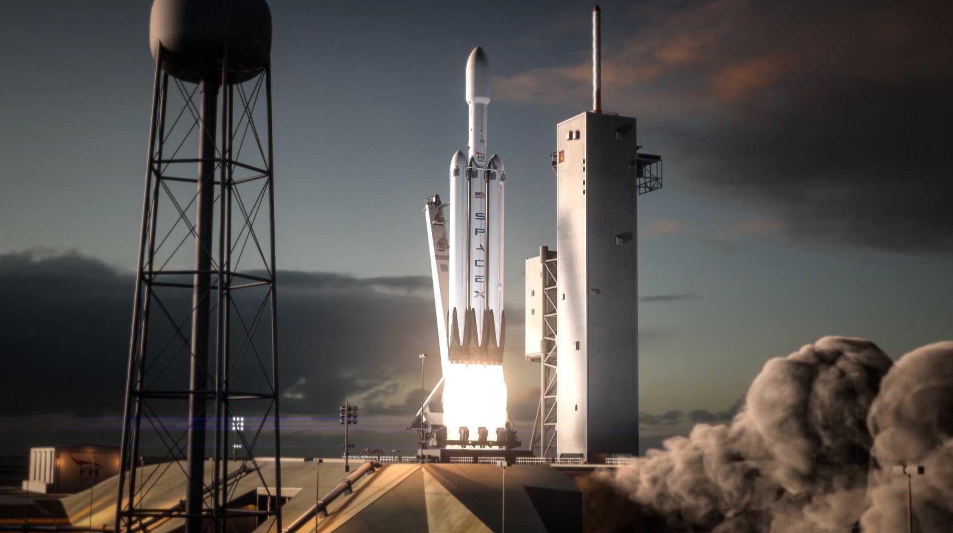 falcon heavy spacex rocket launch
