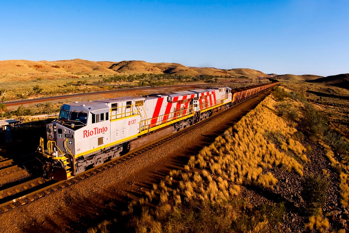 autonomous train rio tinto transportation autonomous vehicles