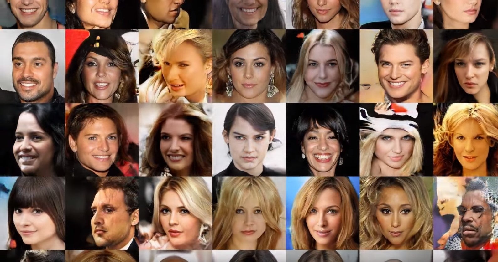 generative adversarial network artificial intelligence neural networks image recognition AI-created faces