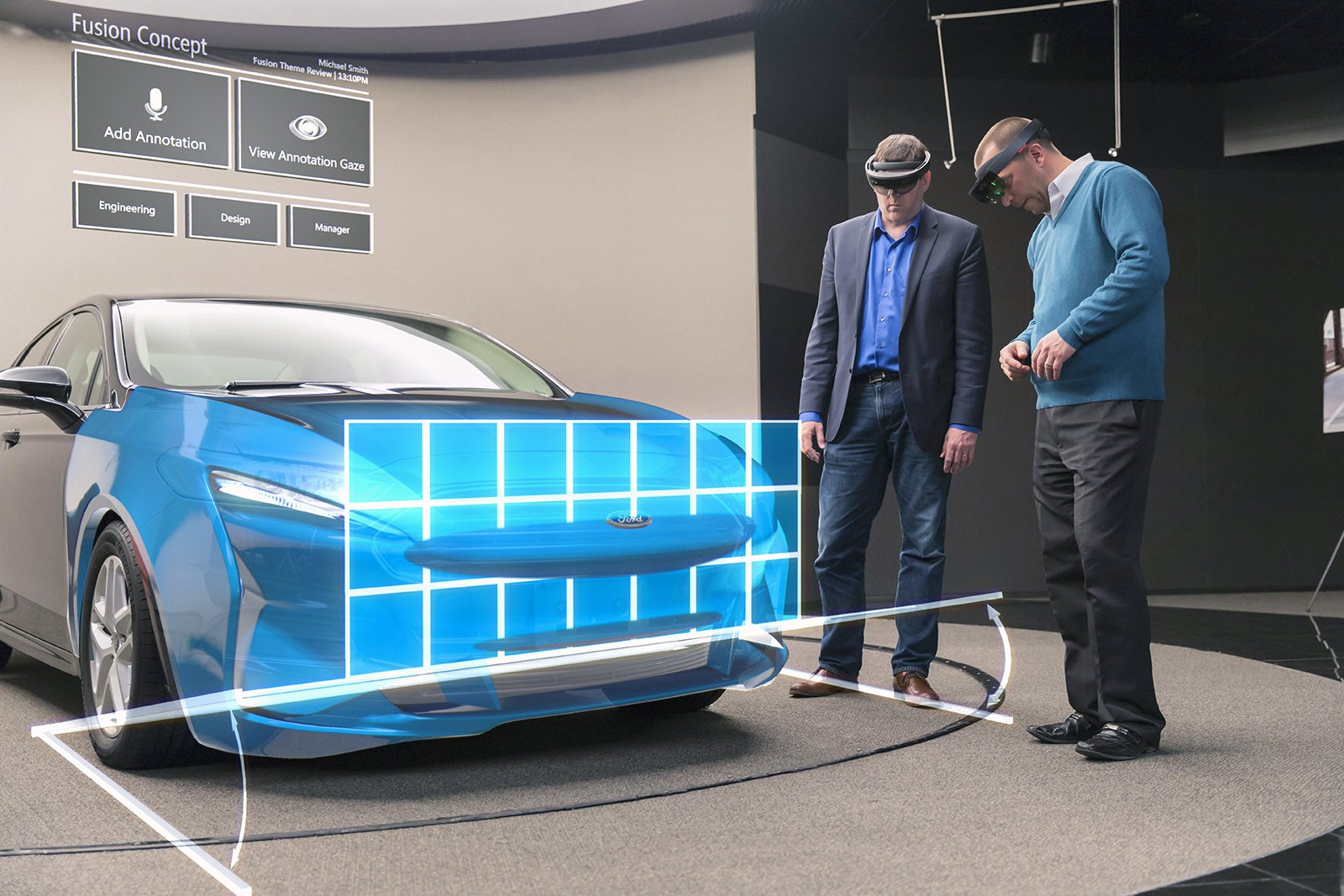 augmented reality hololens automotive ford volkswagen
