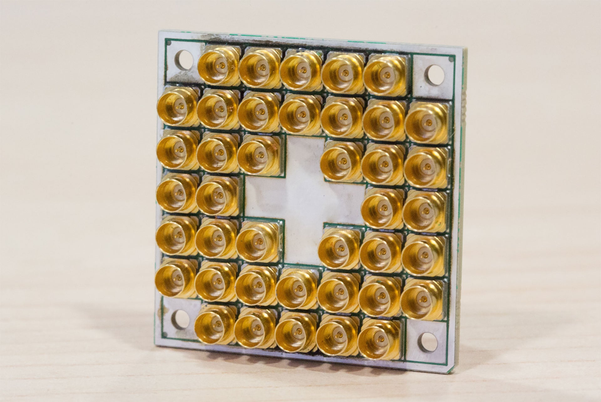 This 17-qubit chip will enable quantum computing.