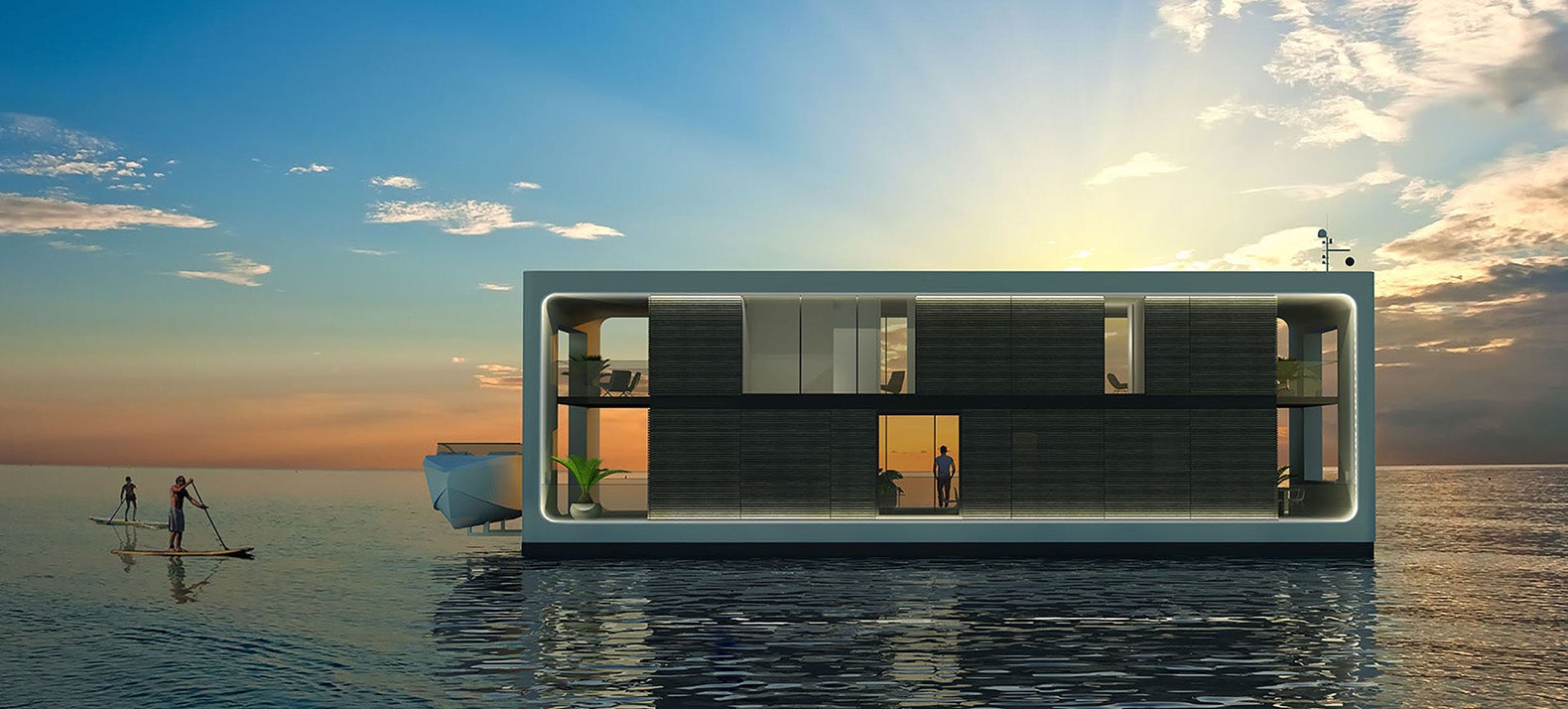 architecture hurricane emissions floating homes