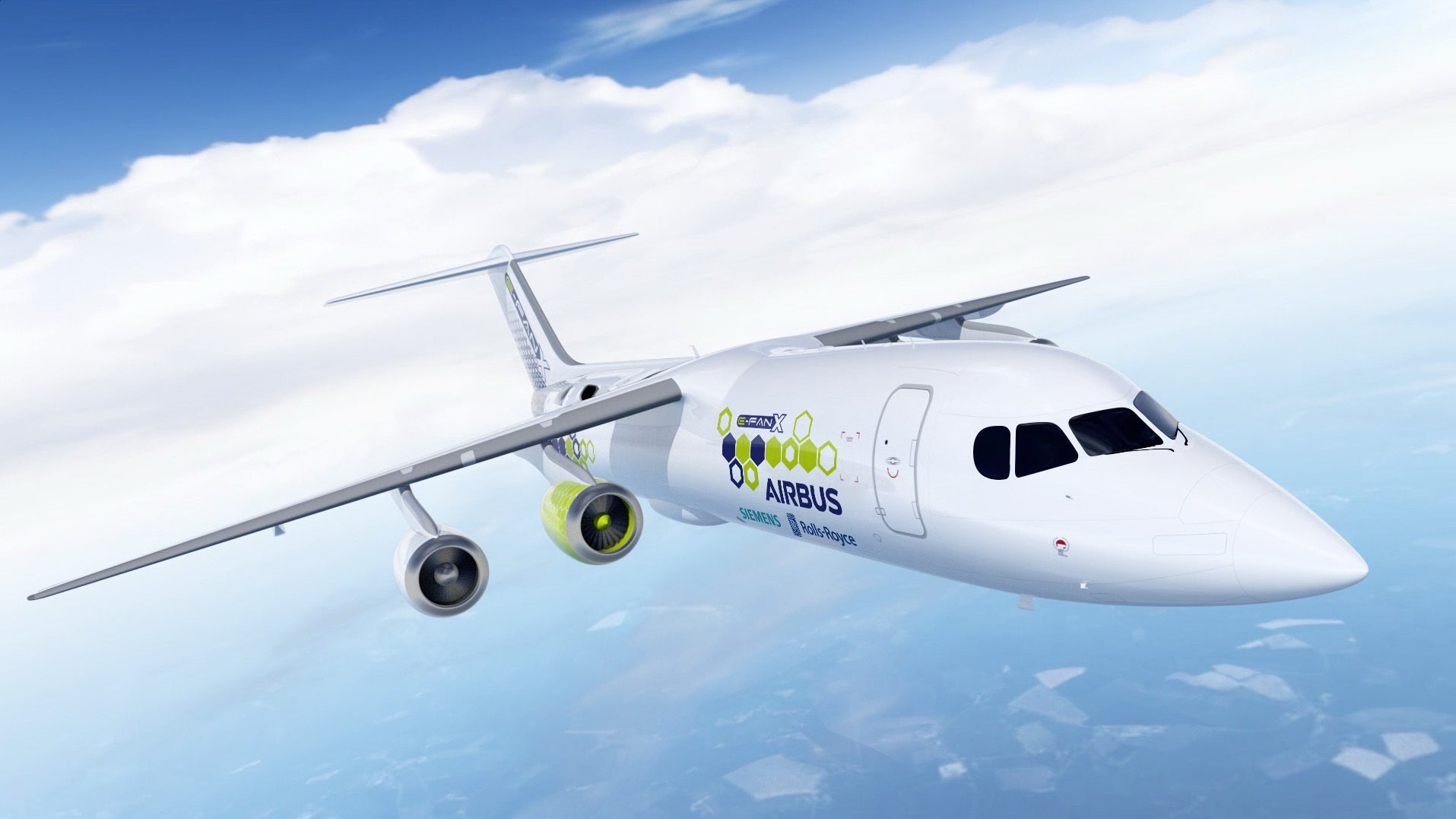 electric plane electric vehicles airbus rolls-royce