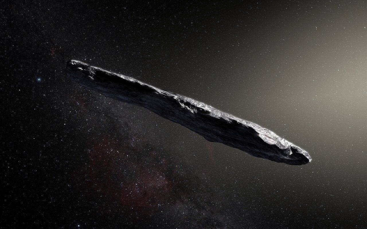 european southern observatory interstellar asteroid space