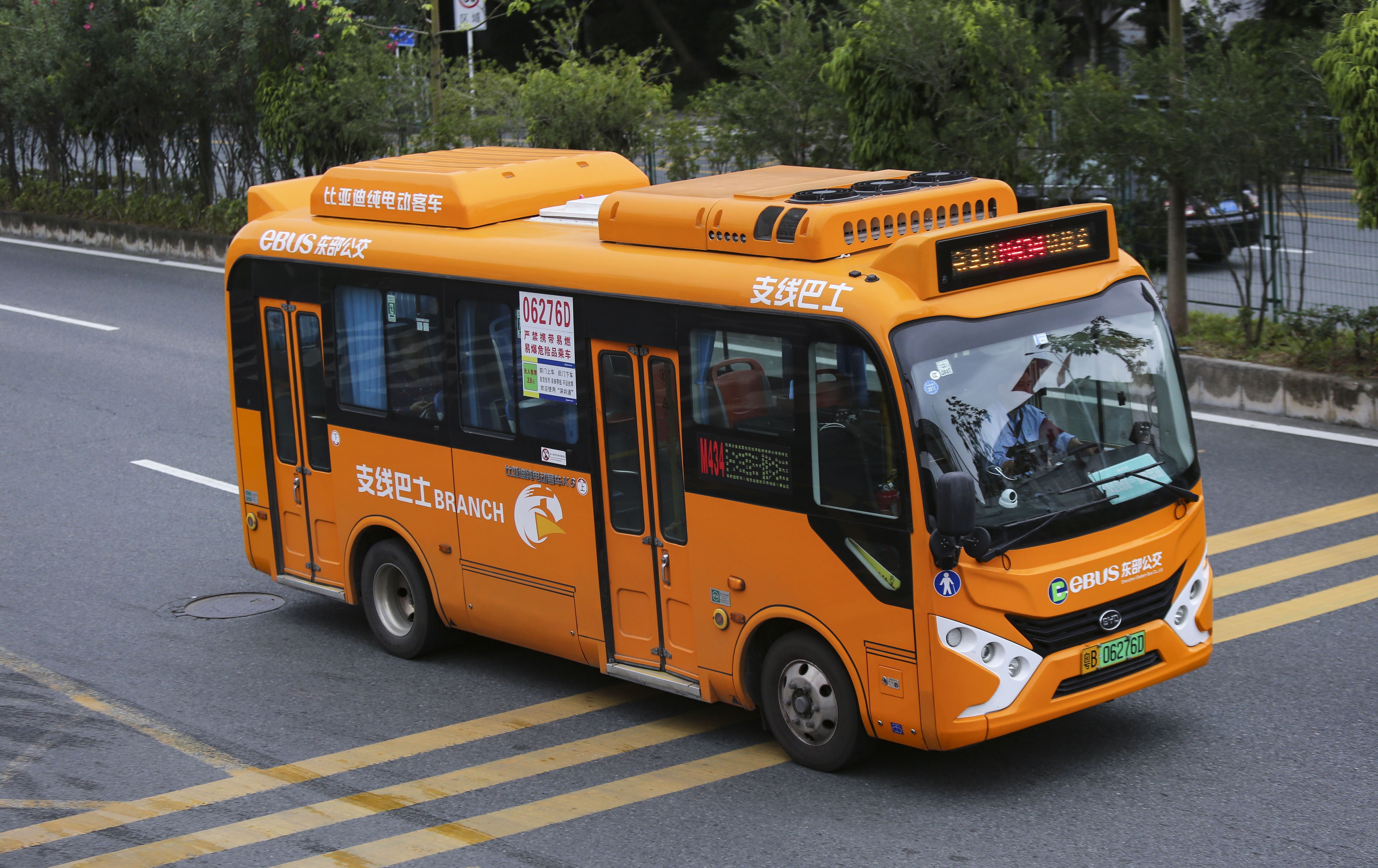 shenzhen china byd electric vehicles public transport