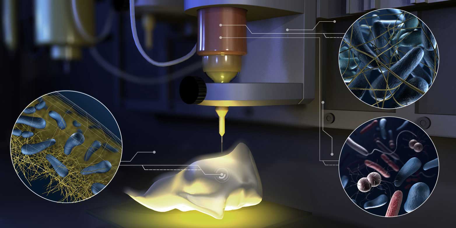 3d printing technology bacteria bio-ink