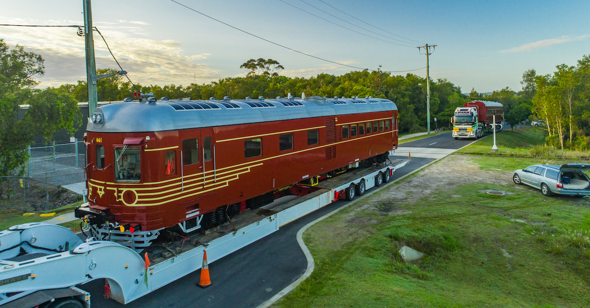 fully solar-powered train