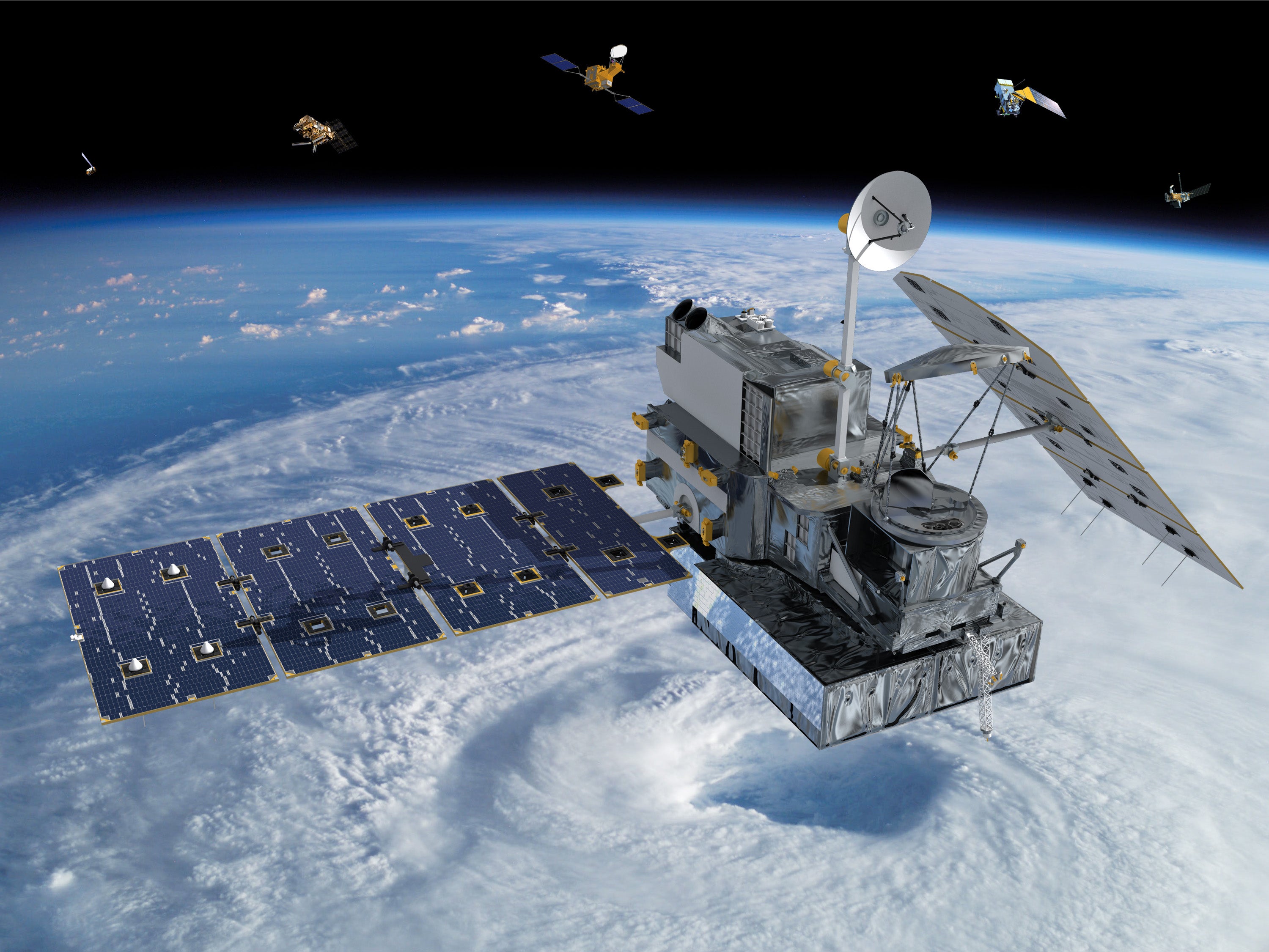 darpa nasa robotic satellites space pollution
