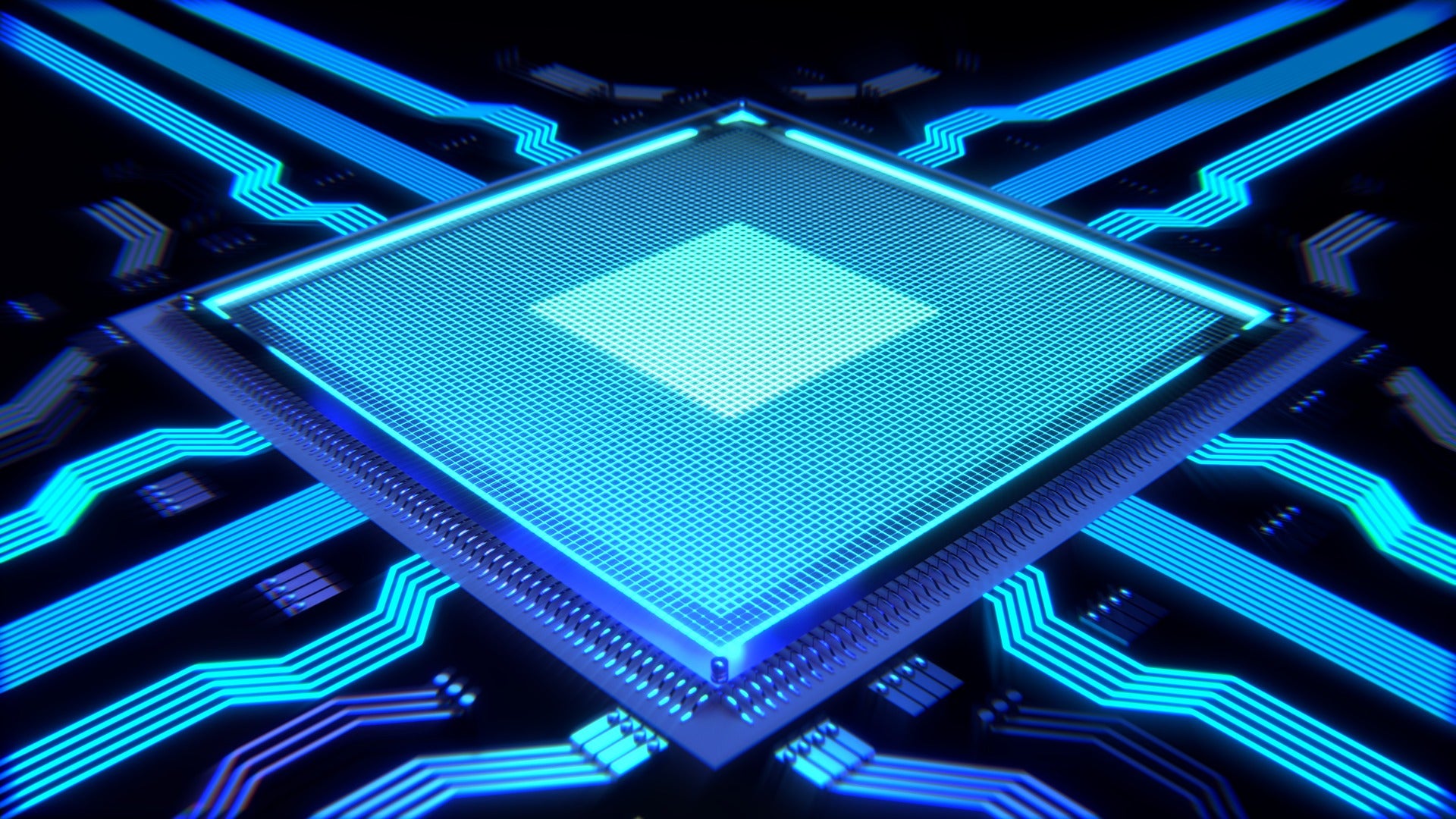 Quantum computer chip