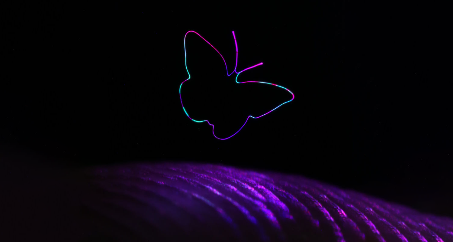 volumetric display hologram 3d projection nanotechnology