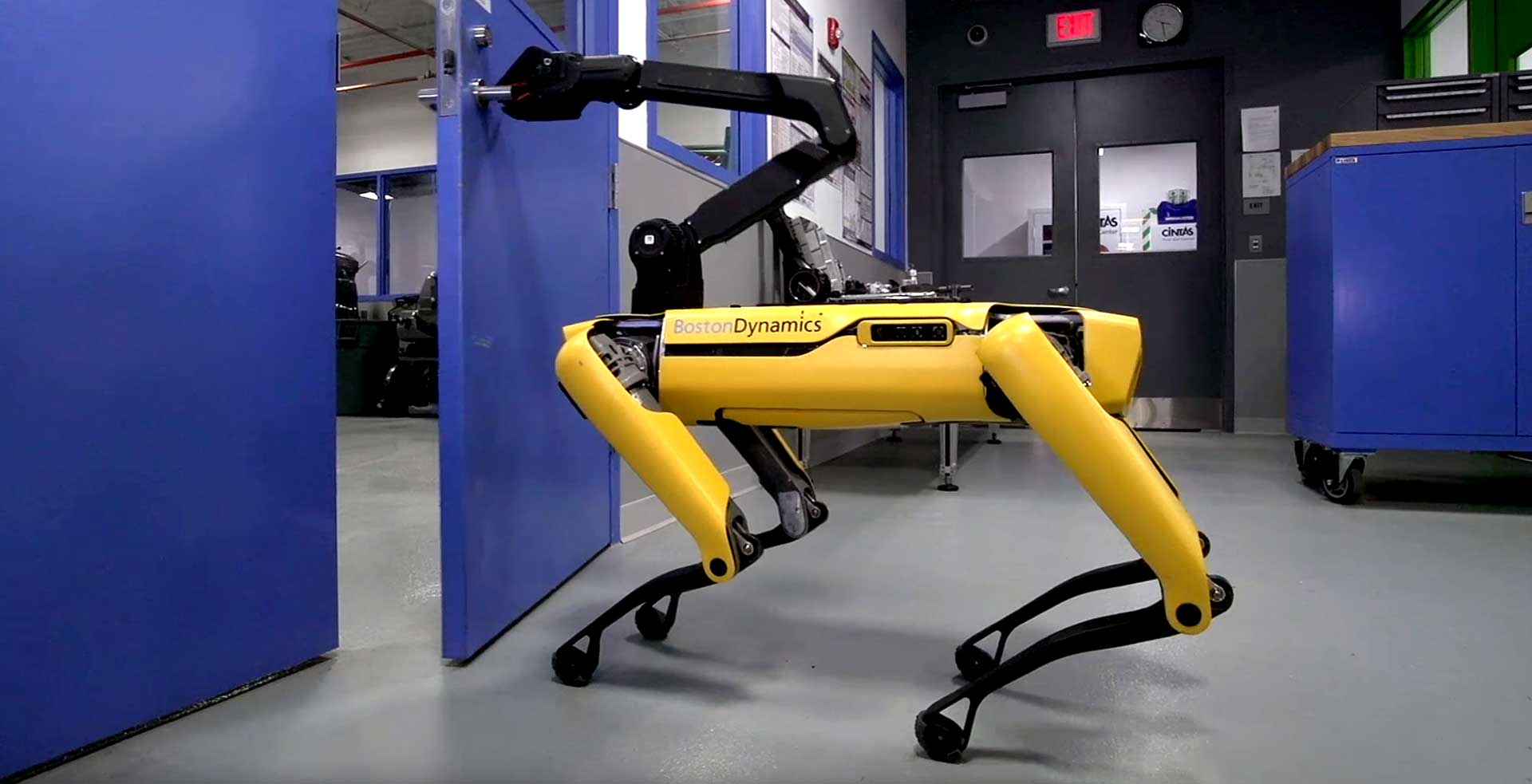 bostondynamics doors robots manipulation SpotMini