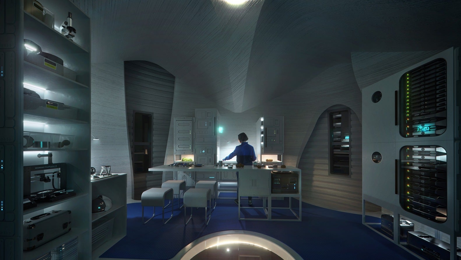 NASA has selected five final designs for its 3D-Printed Habitat Challenge. Someday, we might use them construct our dwellings when we live on Mars.