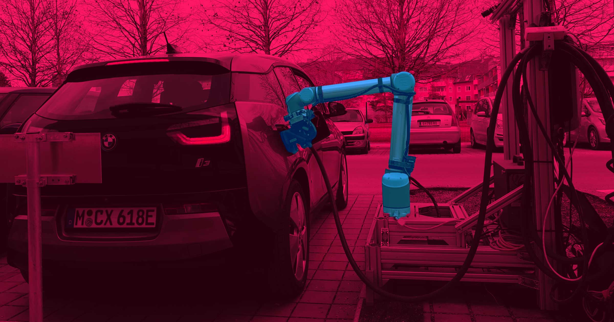 Researchers create an EV-charging robot that can autonomously charge vehicles, potentially solving the problem of charging autonomous cars.