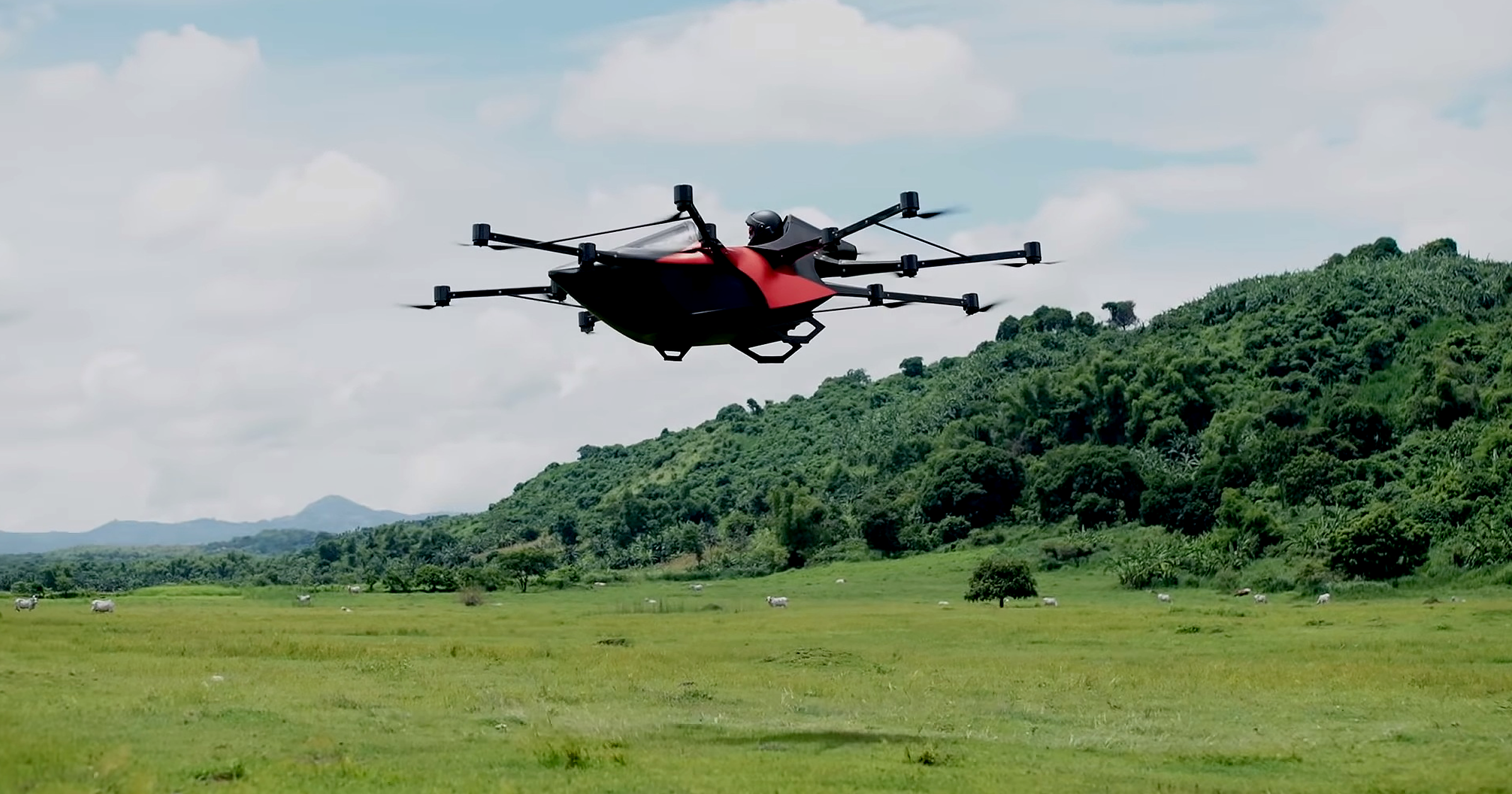 This week, Philippine inventor Kyxz Mendiola took his Koncepto Milenya, a flying sports car prototype, out for its first public test flight.
