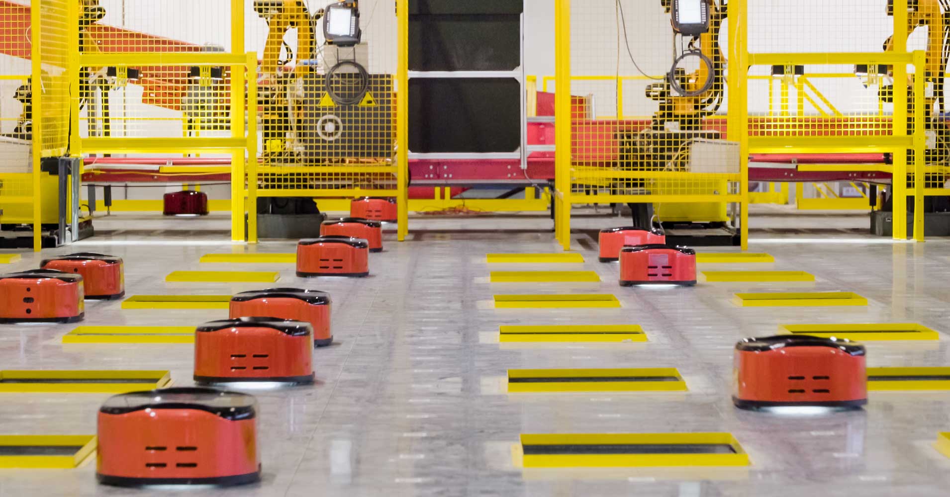 JD.com's 40,000-square-meter automated warehouse is run completely by robots. The only human employs simply service the bots.