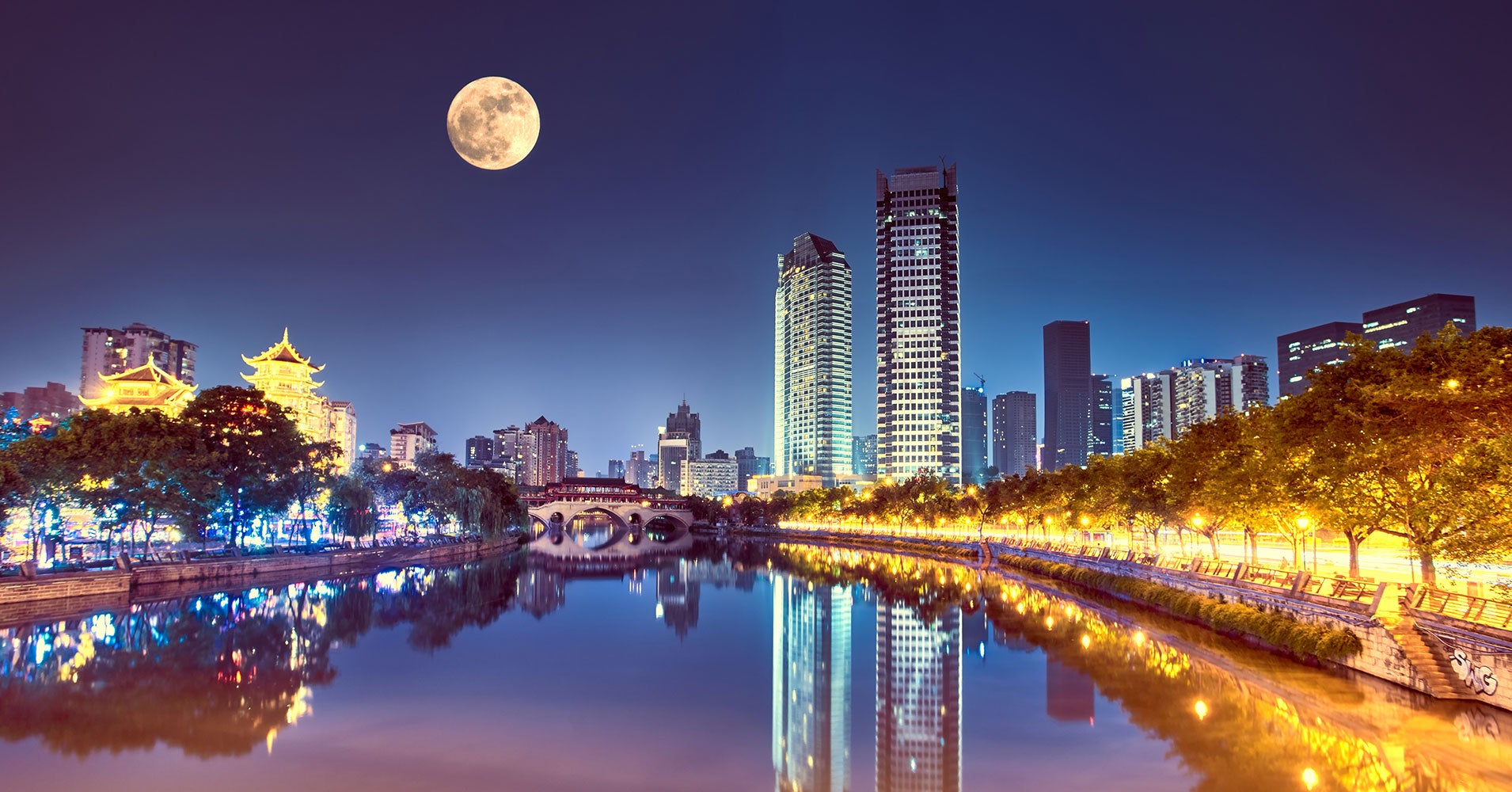 The Chinese city of Chengdu plans to launch an artificial moon into the sky to provide light during the night, eliminated the need for streetlights.