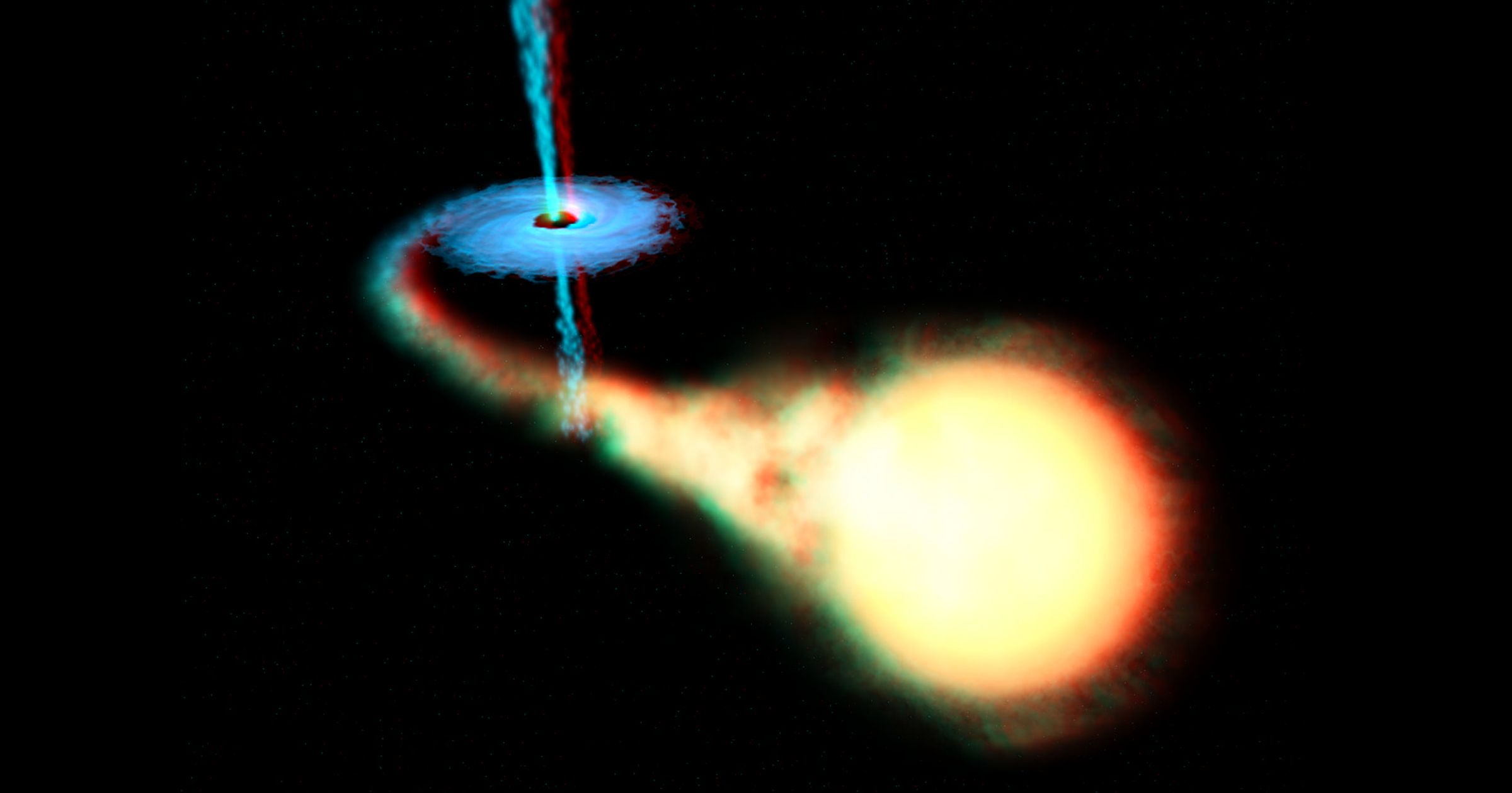 For the first time, researchers discover gamma rays emanating from the microquasar SS 433, and they aren't coming from the usual source.