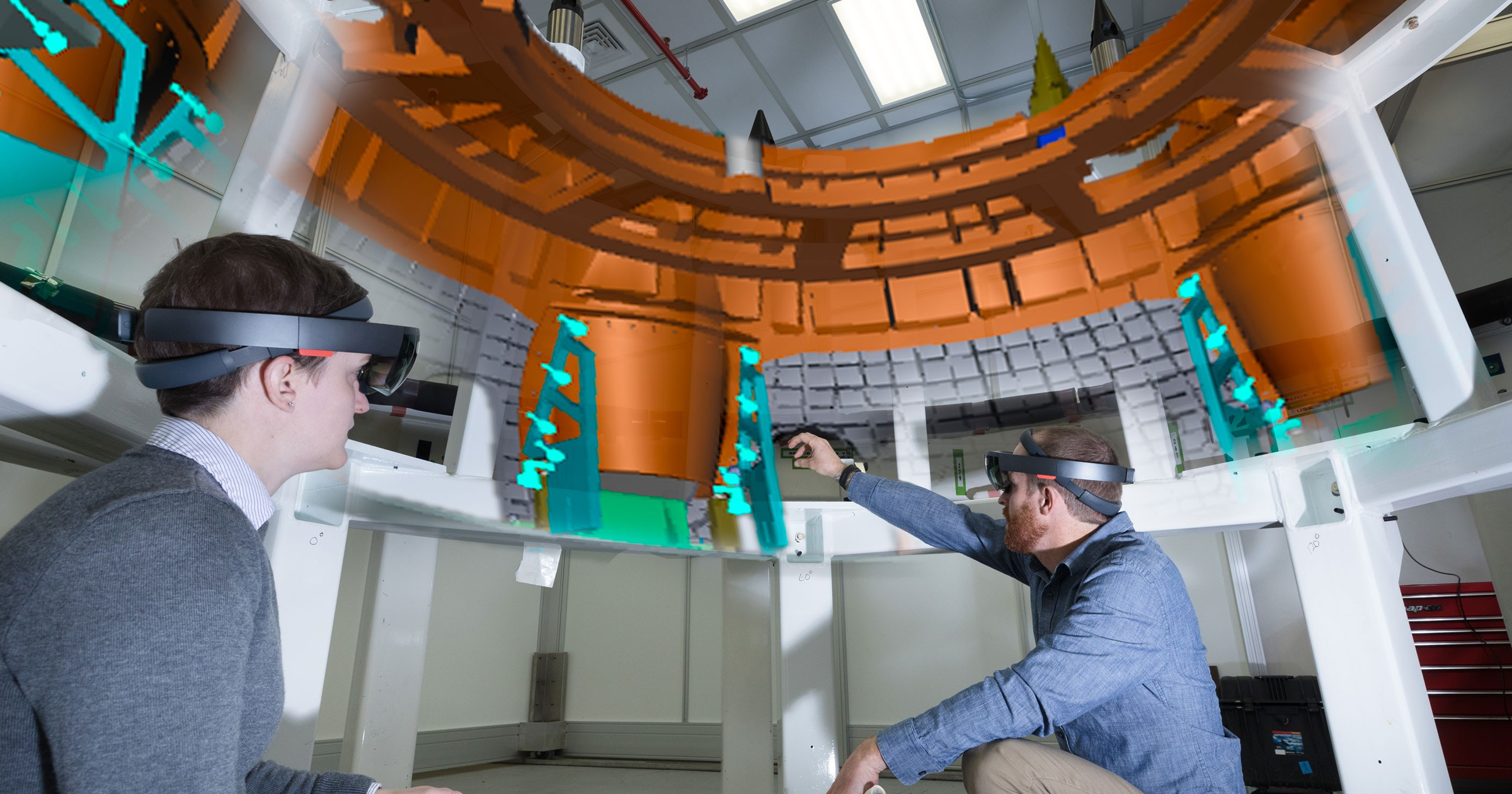Lockheed Martin engineers are using Microsoft's HoloLens to speed up construction of NASA's next space capsule by showing technicians the next step.