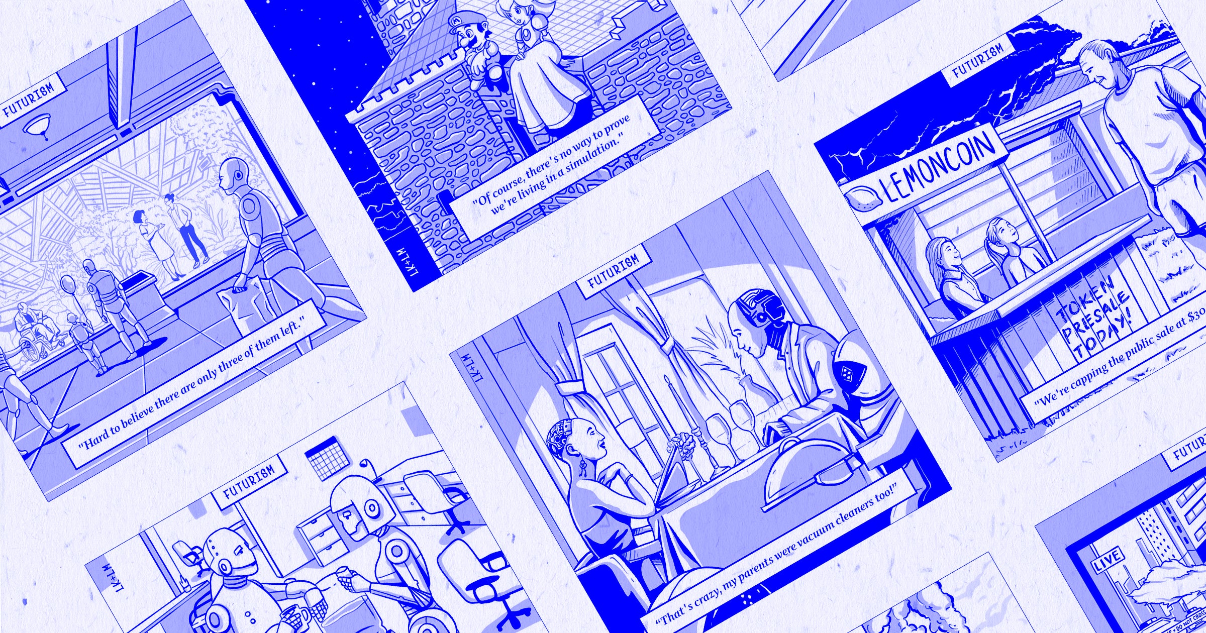 Cartoons From Tomorrow, a book of Futurism Cartoons.