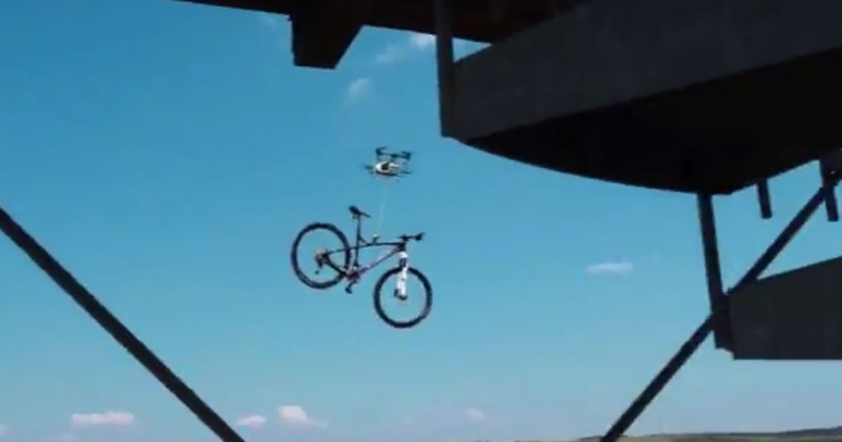 A newly uploaded video featuring a drone bike theft is probably fake, but it does draw attention to the possibility of the devices supporting crime.