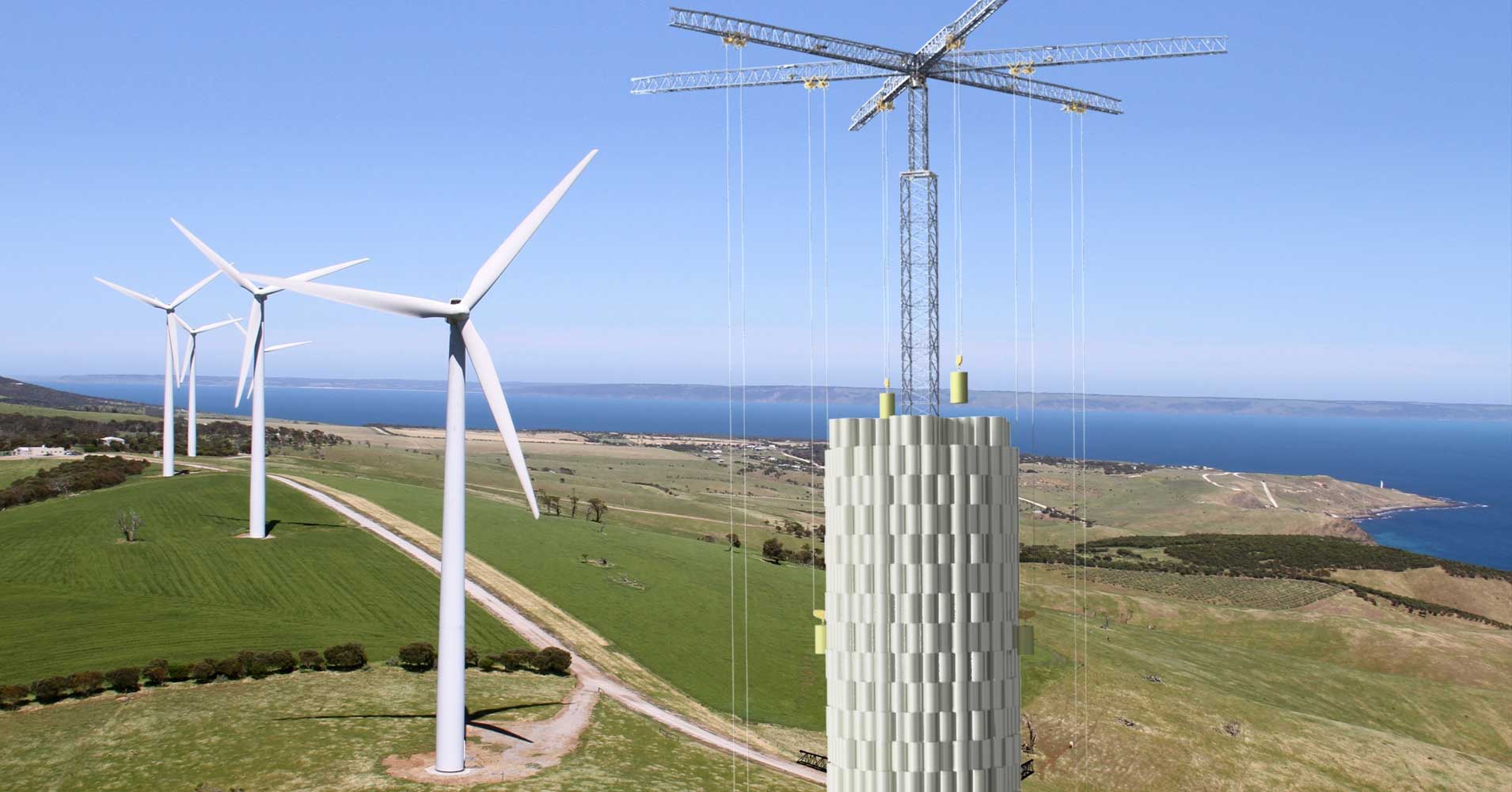 Swiss company Energy Vault came up with an elegant solution to storing energy: hoisting giant bricks over 300 feet in the air.