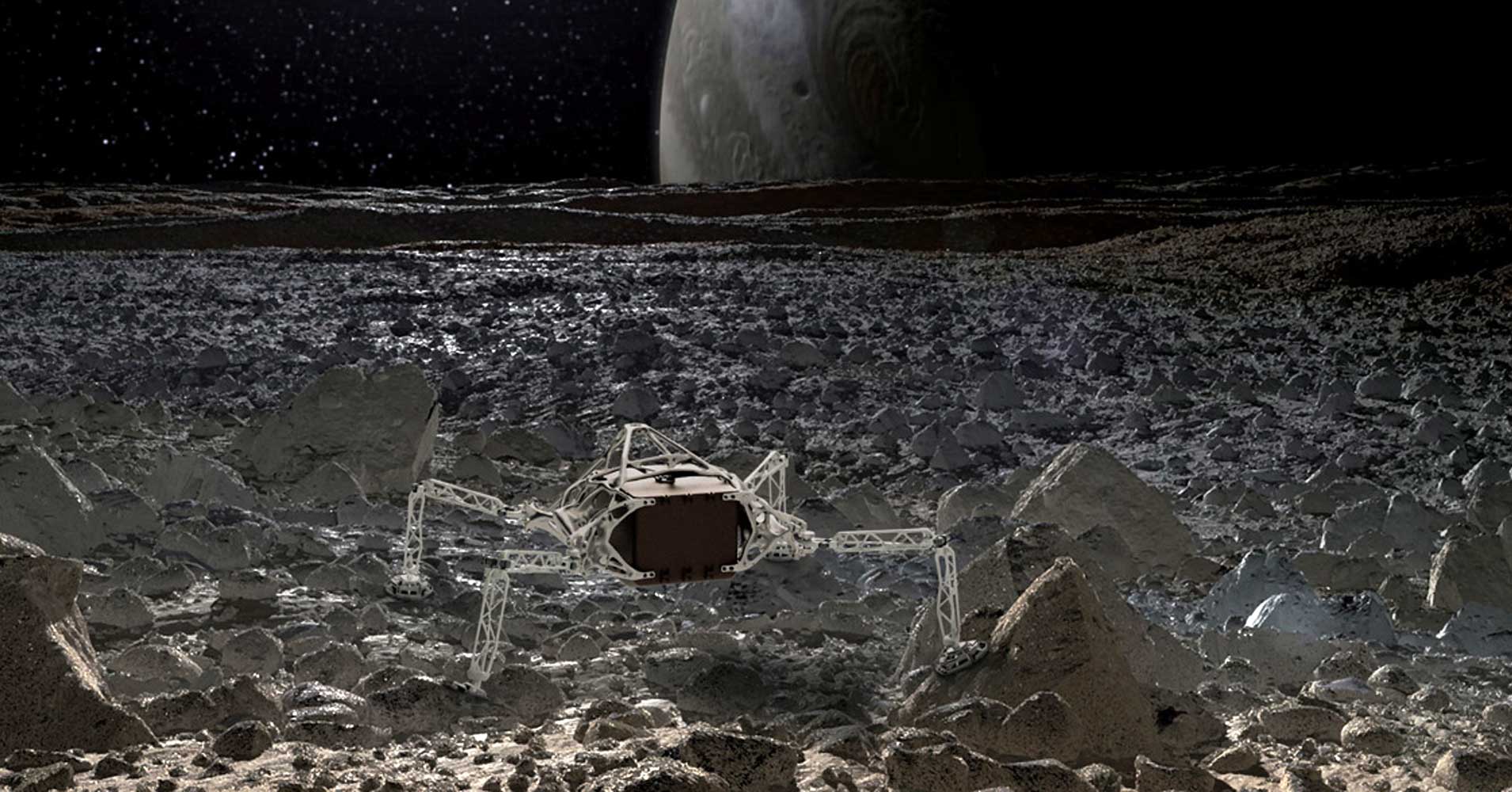 Engineers from NASA's Jet Propulsion Laboratory and software company Autodesk used AI to create a spider-like NASA lander.