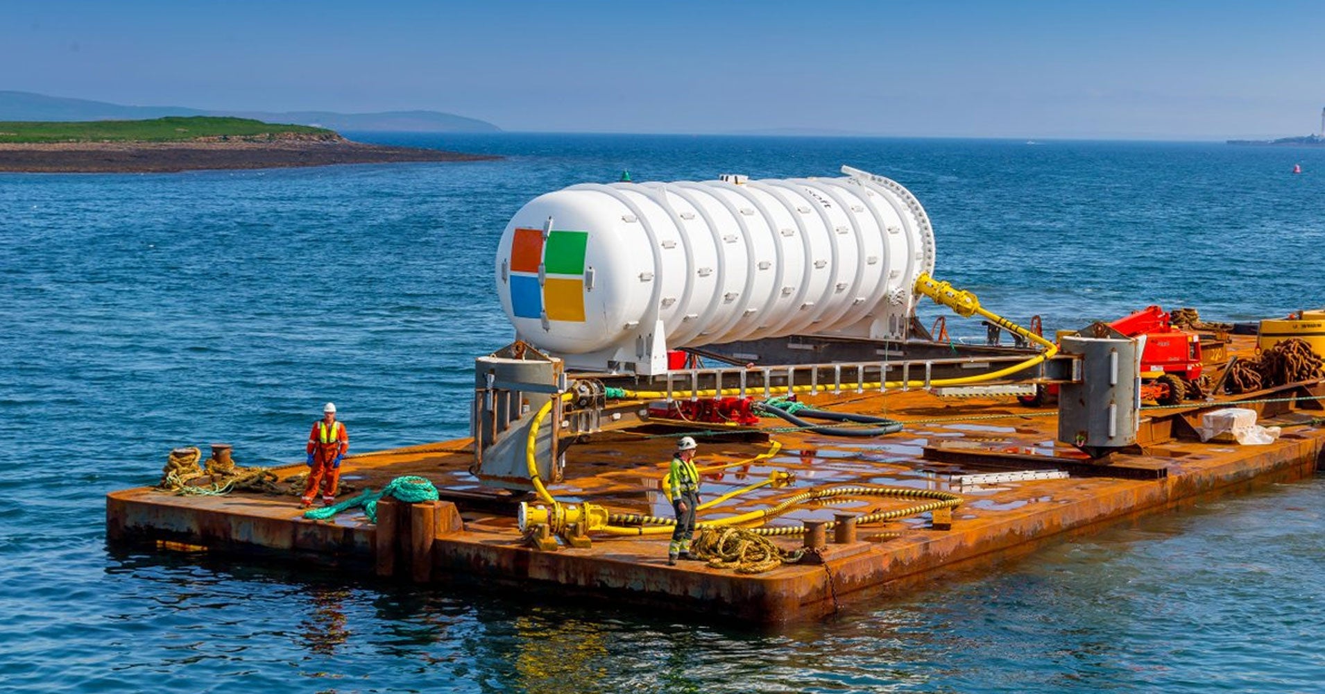 Microsoft's underwater data center off the cost of Scotland could be the first of many the company deploys to support its cloud technology.