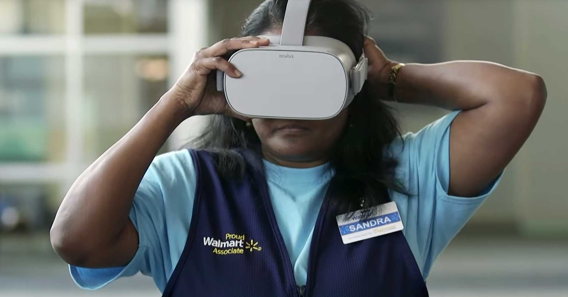 Walmart helped workers prepare for the Black Friday rush by providing them with VR simulations of what they could expect.