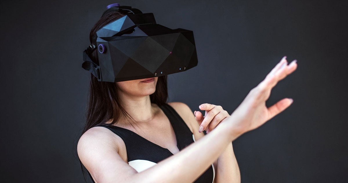 VRgineers's $5,800 virtual reality headset called XTAL features a pair of quad HD displays and a generous 180 degree field of view.