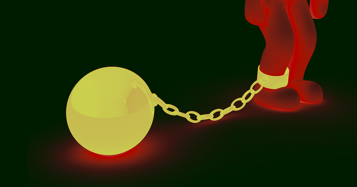 Ball and chain.