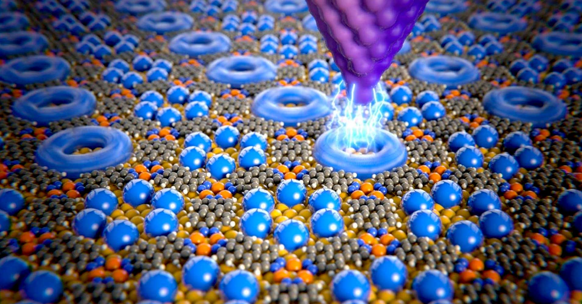 New self-assembling molecular networks can take away several challenges from atomic-scale data storage.