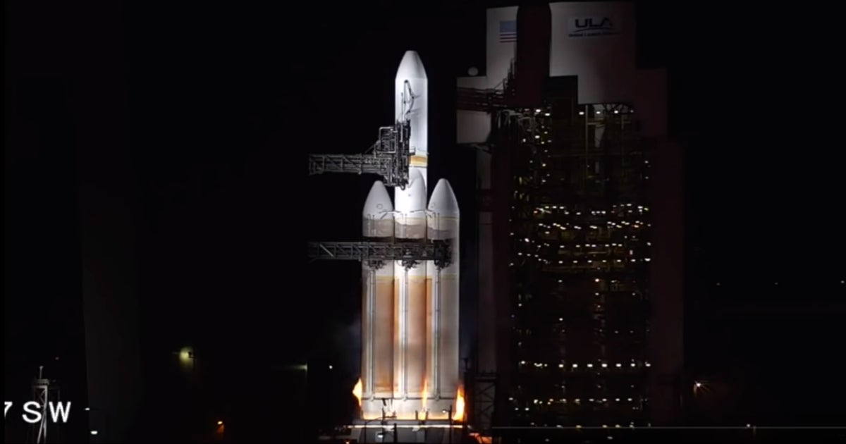 Mission control was forced to abort a spy satellite launch aboard a Delta IV Heavy just seconds before the rocket achieved liftoff.