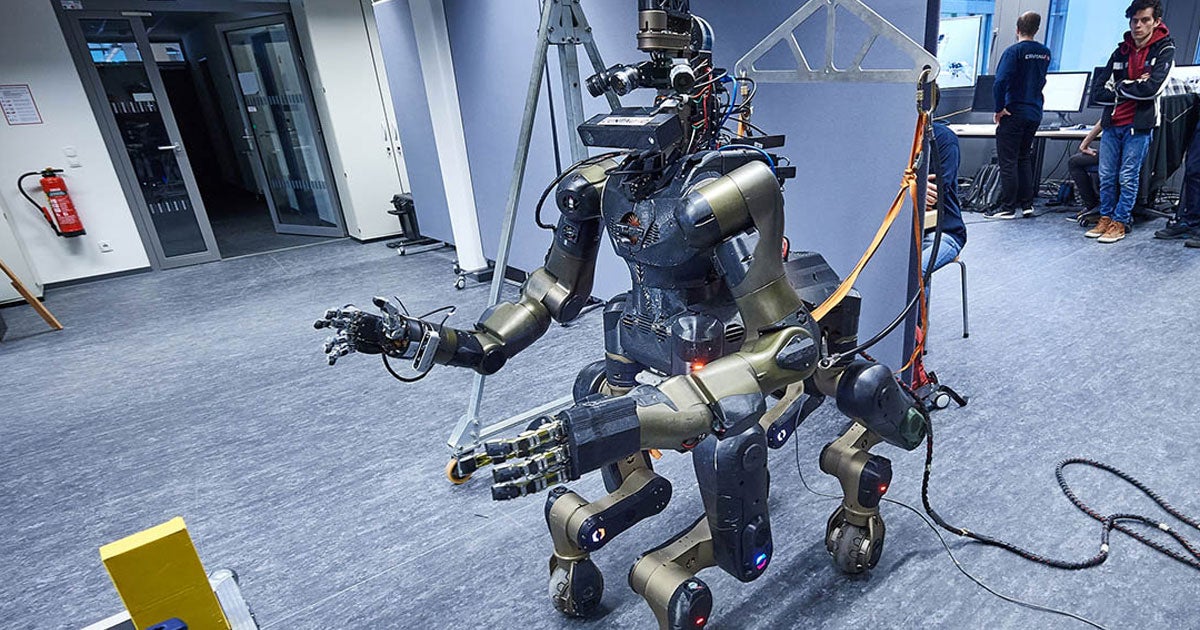 Researchers in the UK are developing a centaur-like robot to navigate settings too dangerous for humans, such as the site of a nuclear disaster.