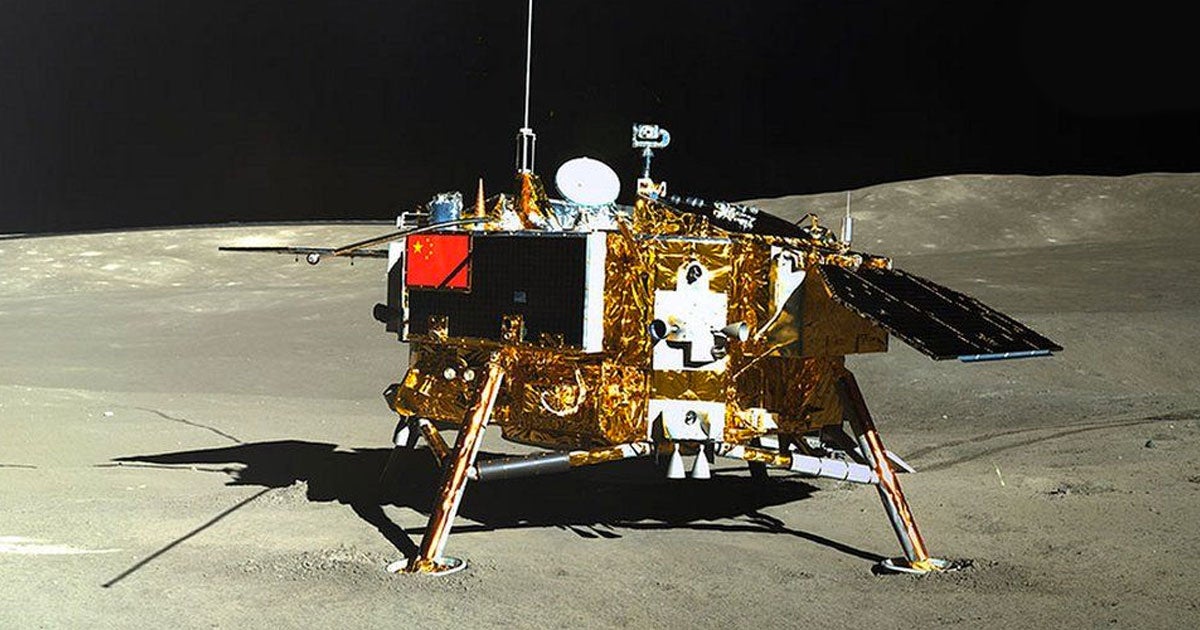 China's moon lander just sent back more pictures, including a 360 degree panorama, and a video taken during its landing.