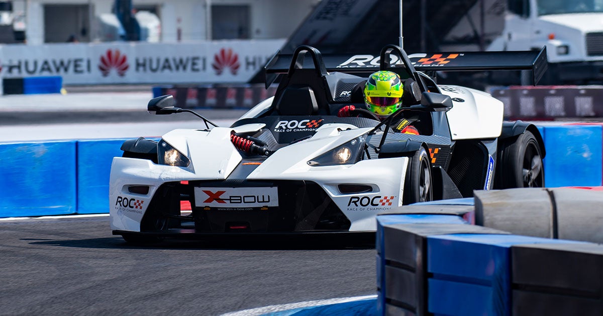 A 23-year-old esports, and sim racing professional just beat an ex-Formula 1 driver at this year's Race of Champions in Mexico.