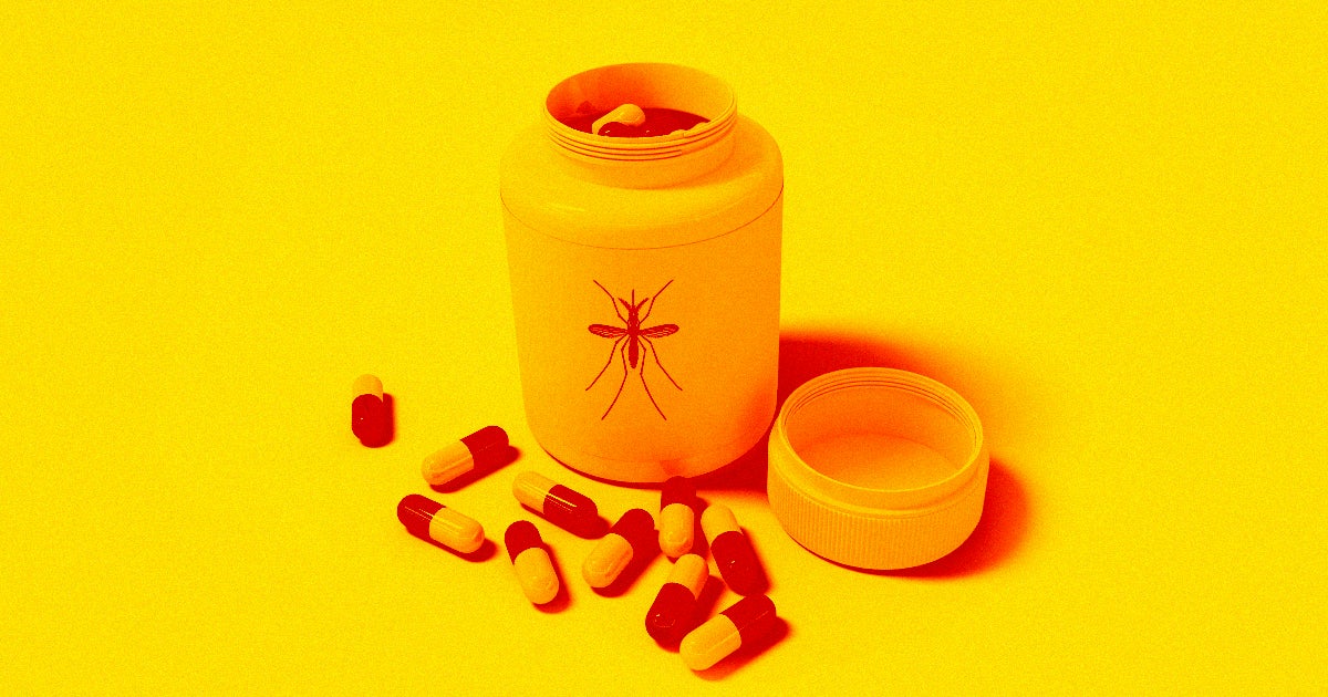 Researchers found they could stop mosquitoes biting by giving them human diet pills dissolved in saline.