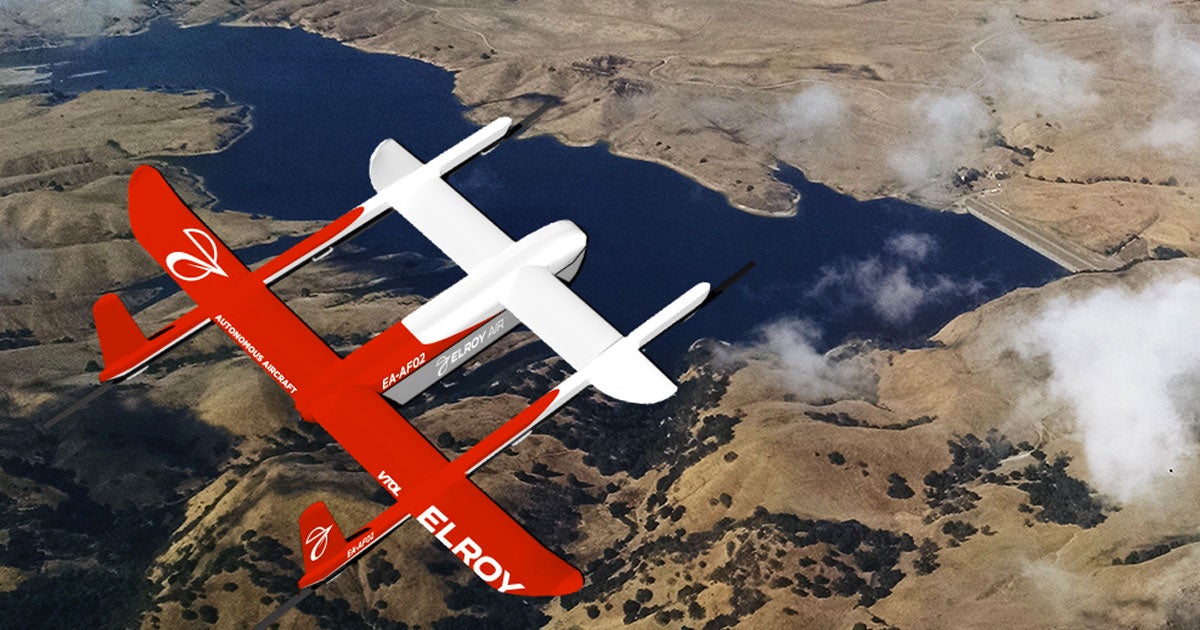 San-Francisco-based aerospace startup Elroy Air built a giant cargo drone that can carry 500 pounds of cargo for 300 miles at a time.