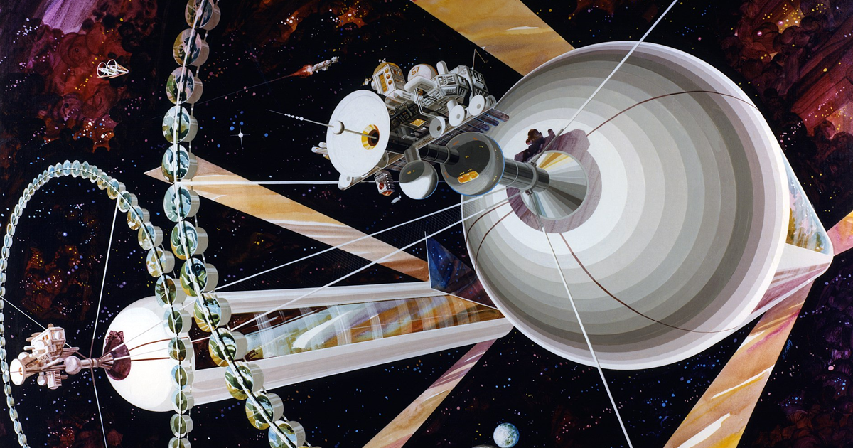 Amazon CEO Jeff Bezos thinks humanity will "live in giant O'Neal-style space colonies," according to a recent interview rather than settling on planets.